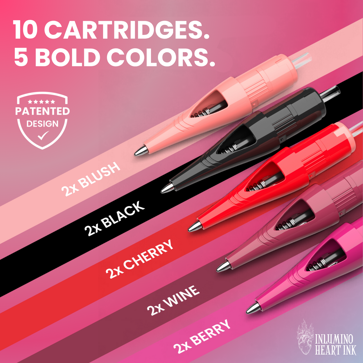 10 Pack PMU Pen Cartridges