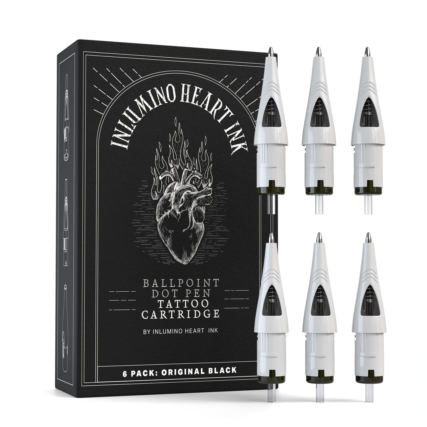 6 Ballpoint Pen Cartridges